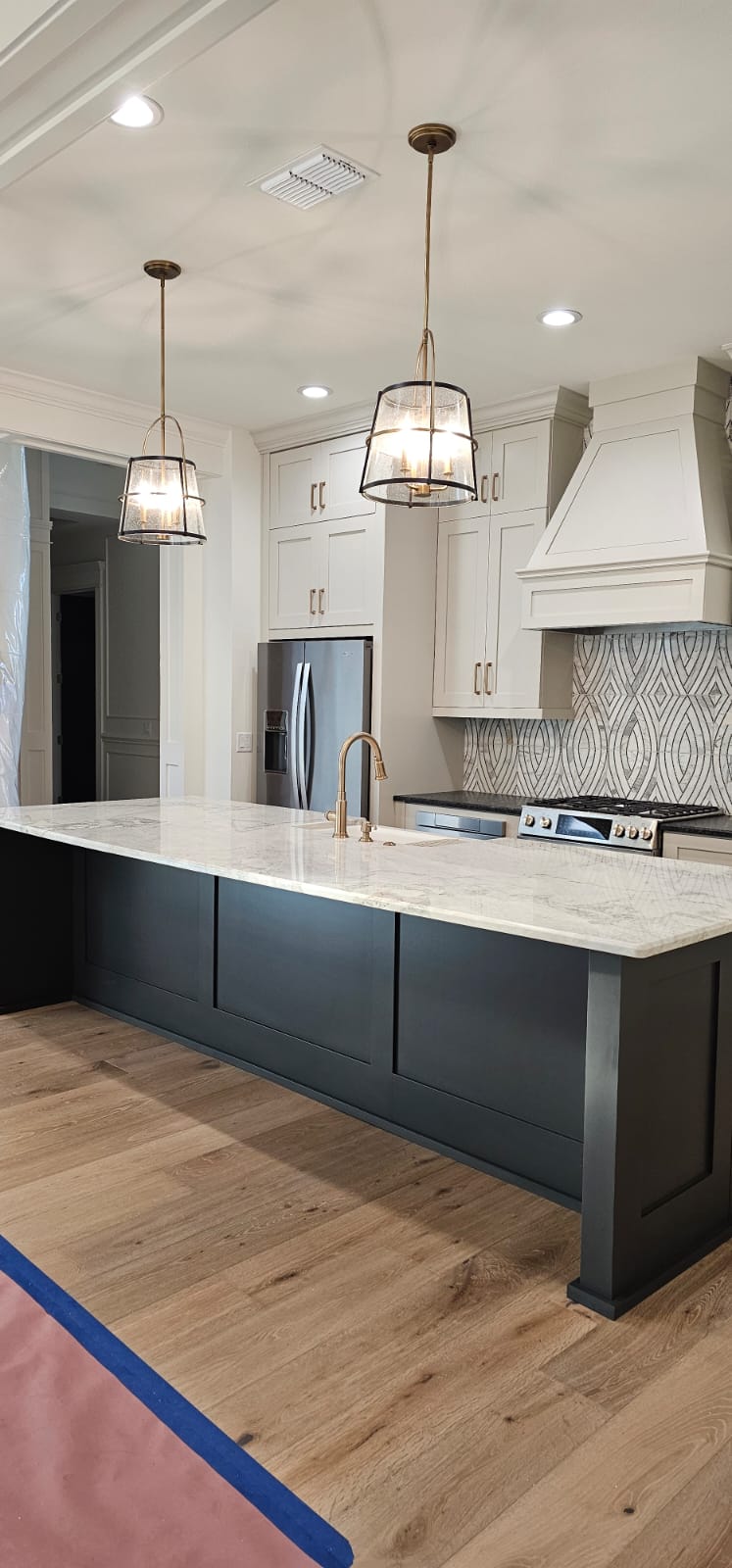 White Inset Kitchen