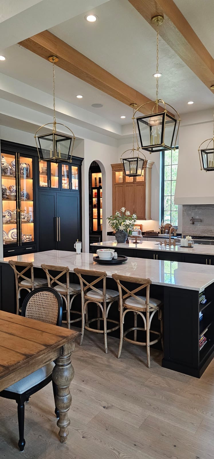 White Inset Kitchen