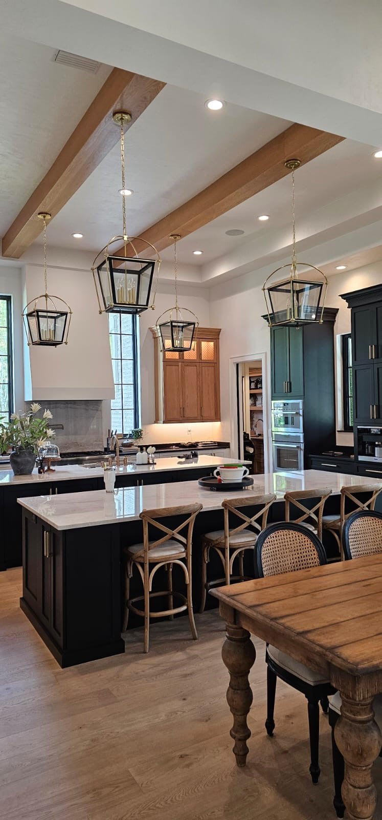White Inset Kitchen