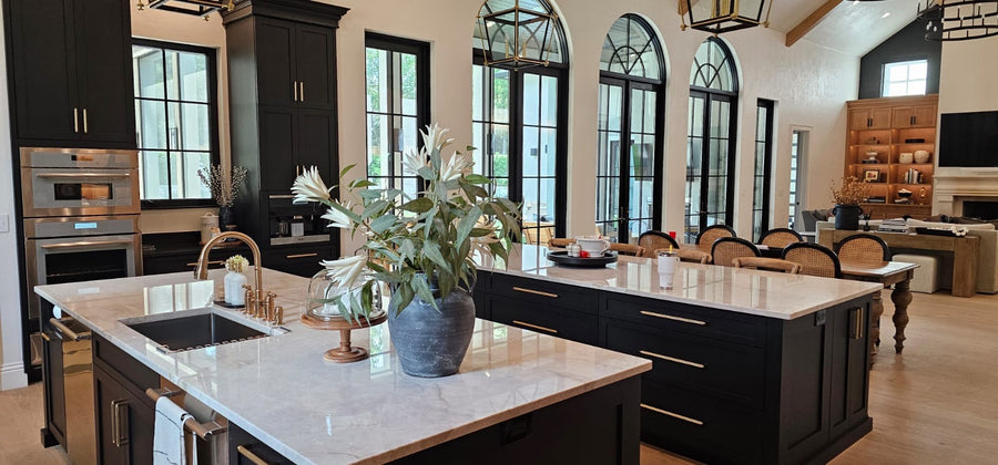 White Inset Kitchen