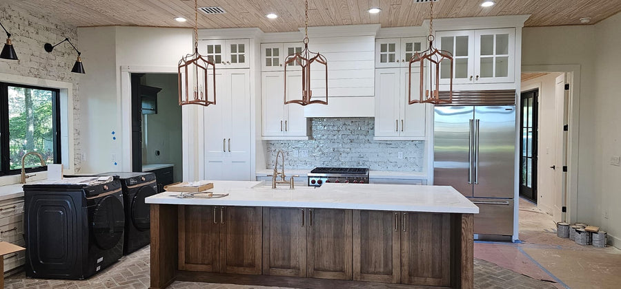 White Inset Kitchen