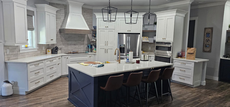 White Inset Kitchen