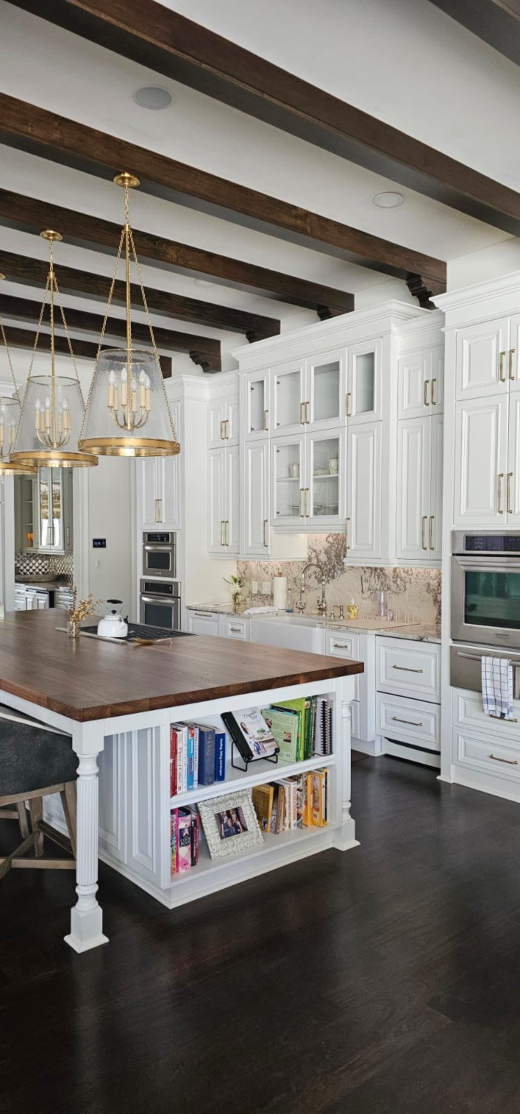 White Inset Kitchen
